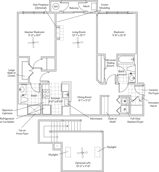 The Blakely                                        Floorplan Image